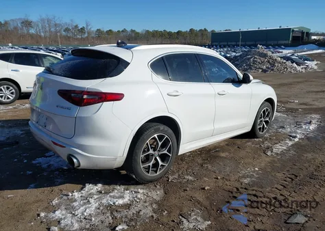 2021 Alfa Romeo Stelvio Ti Awd из США, поврежденный, VIN ZASPAKBNXM7D14789